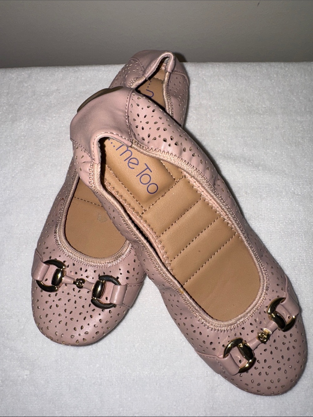 Me Too Beige/pink LILA Ballet Flats – 6 ½ Medium